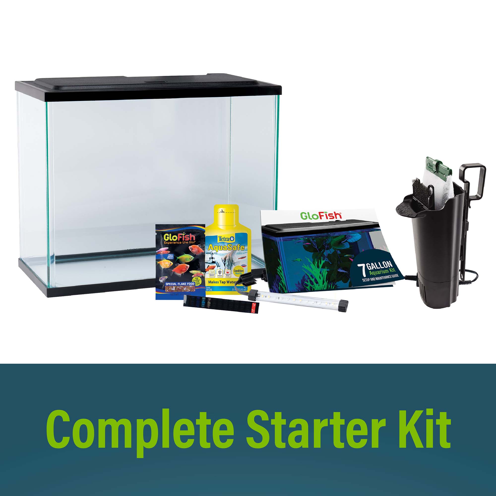 Glofish aquarium kit top